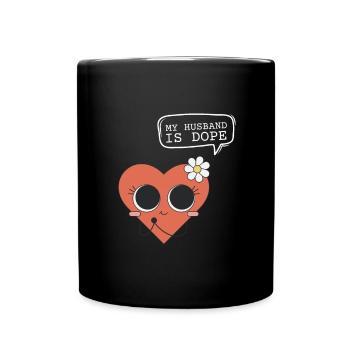 Matrimony - My Husband is - Full Colour Mug - black - Front