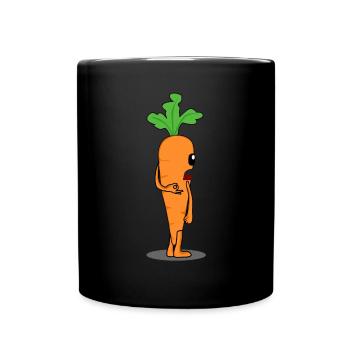 Carrot Reingeschaut Carrots - Tasse einfarbig - Schwarz - Vorne
