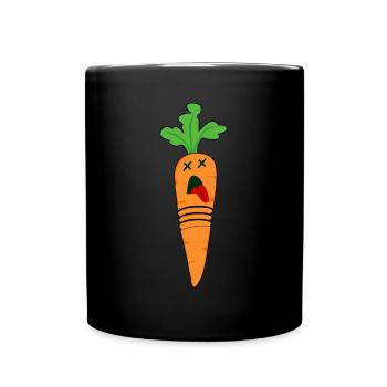 Carrots Dead Carrot - Tasse einfarbig - Schwarz - Vorne