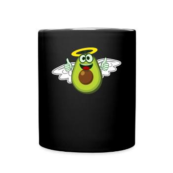 Avocado Angel Avocados - Full Colour Mug - black - Front