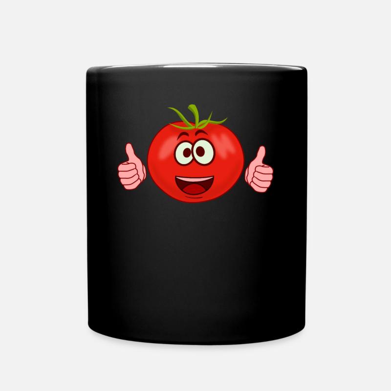 Tomates Happy Tomate - Mug uni - noir
