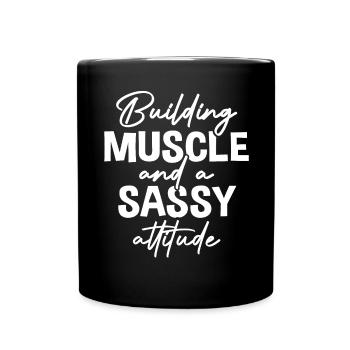Développer les muscles - Pump Covers Fitness - Mug uni - noir - Devant