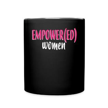 Empowered Women - Growth Mindset - Mug uni - noir - Devant