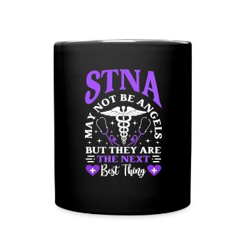Das Nächstbeste - Staatlich Getestete - Tasse einfarbig - Schwarz - Vorne
