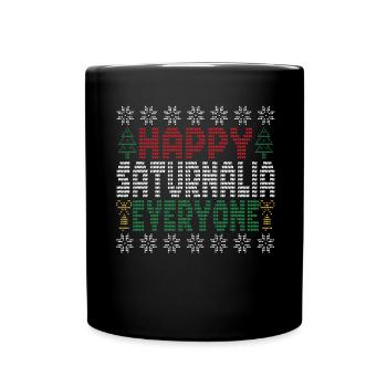 Gardez Saturne dans l’histoire de la - Mug uni - noir - Devant