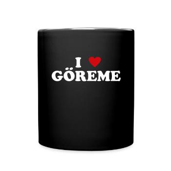 Heart National Park Turkey - I Love Goreme - Full Colour Mug - black - Front