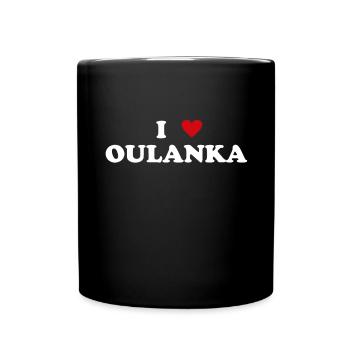 Heart National Park Finland - I love Oulanka - Full Colour Mug - black - Front
