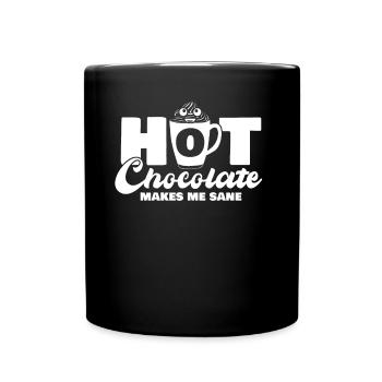 Hot Chocolate - Full Colour Mug - black - Front