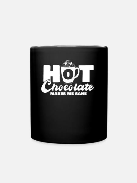 Hot Chocolate - Tasse einfarbig - Schwarz