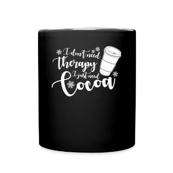 Cocoa Cacao Hot Chocolate - Full Colour Mug - black - Front