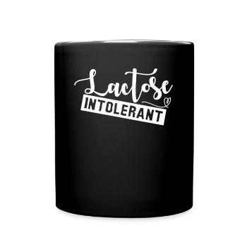 Lactose intolerance Milk - Tasse einfarbig - Schwarz - Vorne