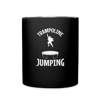 Trampoline Jumping Jumping Leisure - Full Colour Mug - black - Front