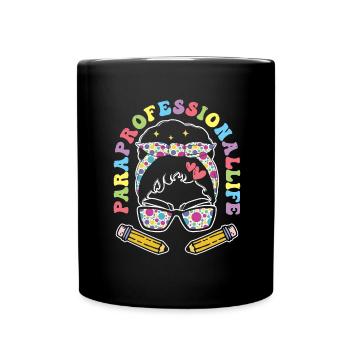 Drôle Para Professeur ParaprofessionAllife - Mug uni - noir - Devant