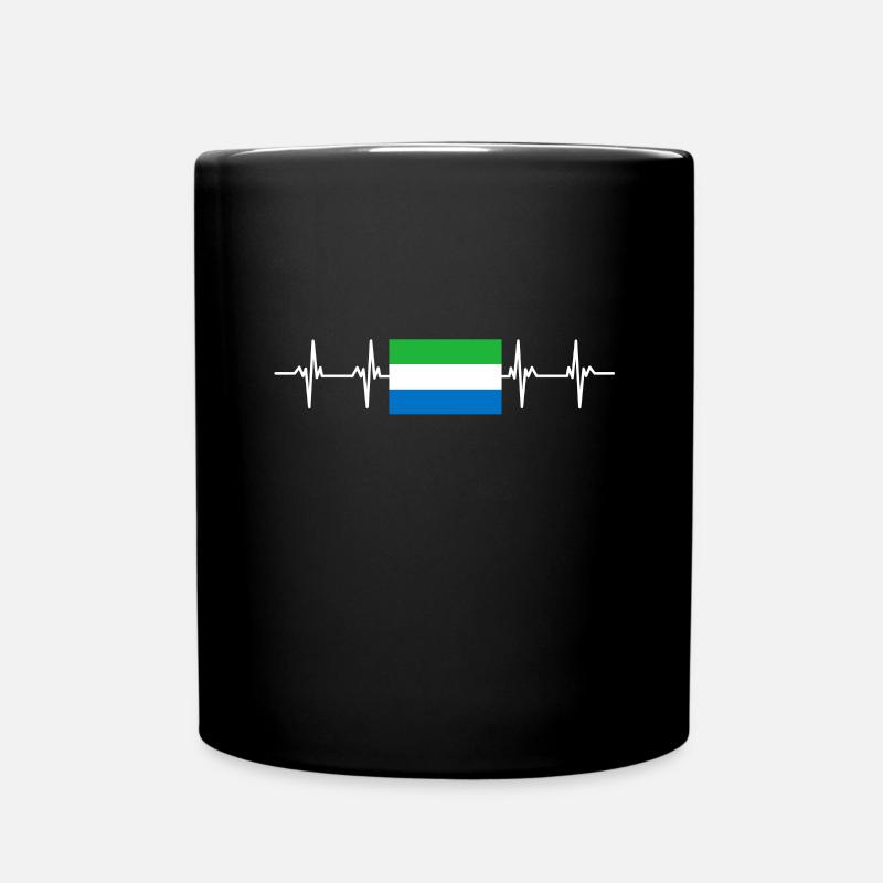 African Flag - Sierra Leone - Full Colour Mug - black