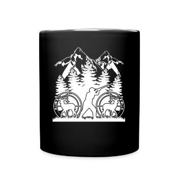 Hunting Joke Hunter - Full Colour Mug - black - Front