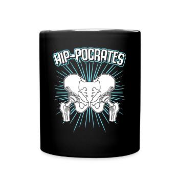 Chirurgie de la hanche Joke Implant de hanche - Mug uni - noir - Devant