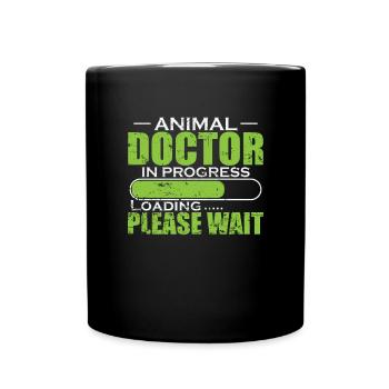 Animal Doctor in Progress Loading Please wait - Tasse einfarbig - Schwarz - Vorne