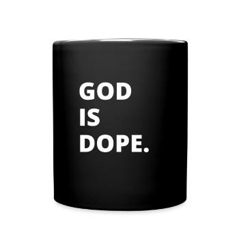 Christian - God Is Black And Red - Full Colour Mug - black - Front