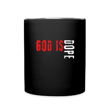 Christian - God Is Black And Red - Full Colour Mug - black - Front