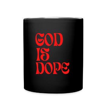 Christian - God Is Black And Red - Full Colour Mug - black - Front