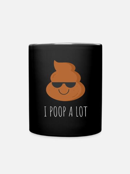 Je fais beaucoup caca - Mug uni - noir