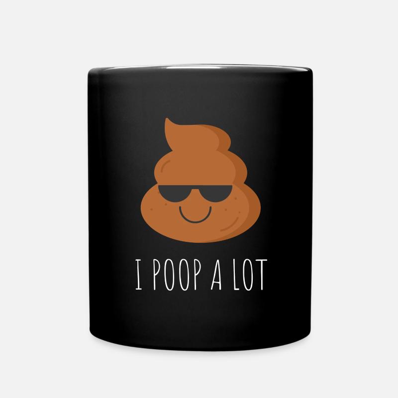 Je fais beaucoup caca - Mug uni - noir