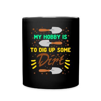 Gardener Gardening Landscaping Garden - Full Colour Mug - black - Front