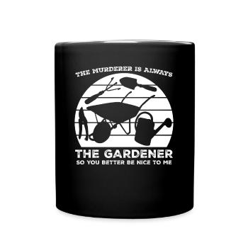 Gardener Garden Gardening Landscaping - Full Colour Mug - black - Front