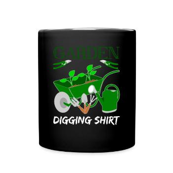 Garden Gardener Gardening Landscaping - Full Colour Mug - black - Front