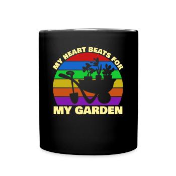 Landscaping Garden Gardener Gardening - Full Colour Mug - black - Front
