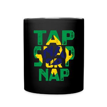 Tap Snap Or Nap - Tasse einfarbig - Schwarz - Vorne