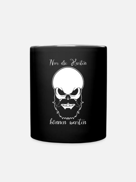 Vordrängeln Vorlassen - Tasse einfarbig - Schwarz