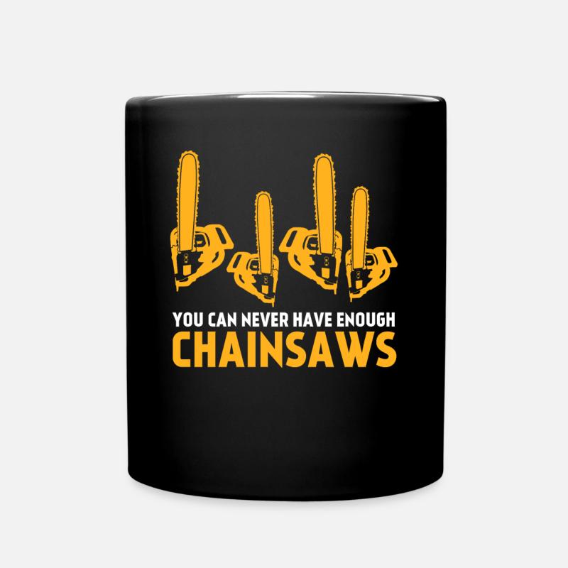 Tronçonneuse Joke Tronçonneuse - Mug uni - noir