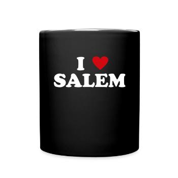 Coeur USA City - J’aime Salem - Mug uni - noir - Devant