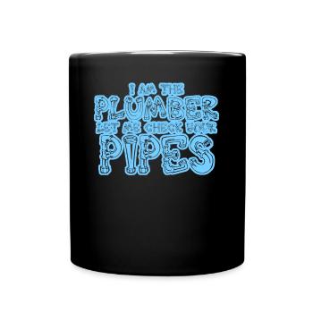 Plumber Pipes Plumbers - Tasse einfarbig - Schwarz - Vorne