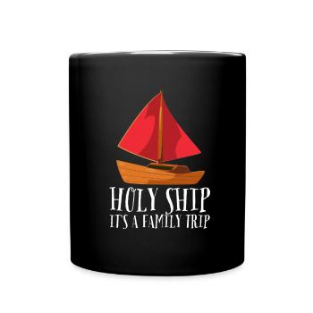 Cruise Vacation Family Trip - Holy Ship Girls Trip - Full Colour Mug - black - Front