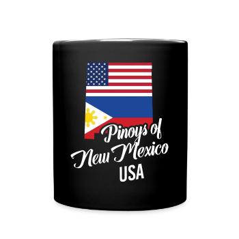 Filipinos of New Mexico Design für stolze Fil-Ams - Tasse einfarbig - Schwarz - Vorne