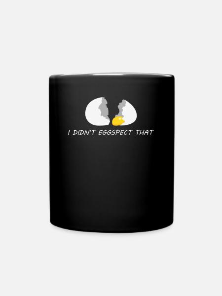 Egg Eggs - Tasse einfarbig - Schwarz