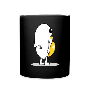 Oeuf Protein Circle Game Oeufs - Mug uni - noir - Devant