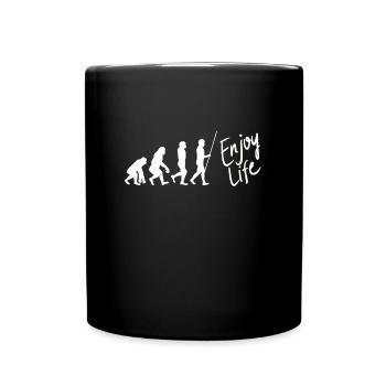 Inspirational - I hope you live a life you're - Full Colour Mug - black - Front