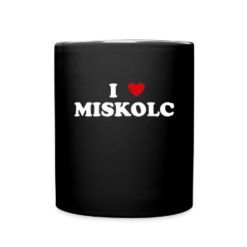 Coeur Hongrie Ville - J’aime Miskolc - Mug uni - noir - Devant
