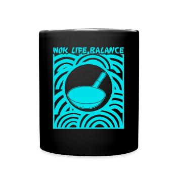 Poêle wok - Mug uni - noir - Devant