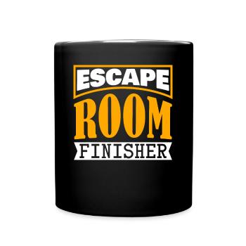 Escape Game Joke Escape Room - Full Colour Mug - black - Front