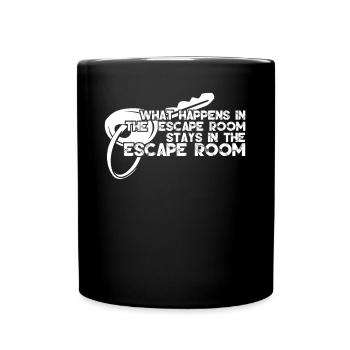 Escape Room Game - Full Colour Mug - black - Front