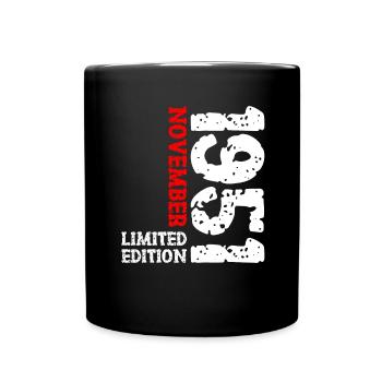 1951 November Limited Edition 72nd Birthday Decoration - Full Colour Mug - black - Front