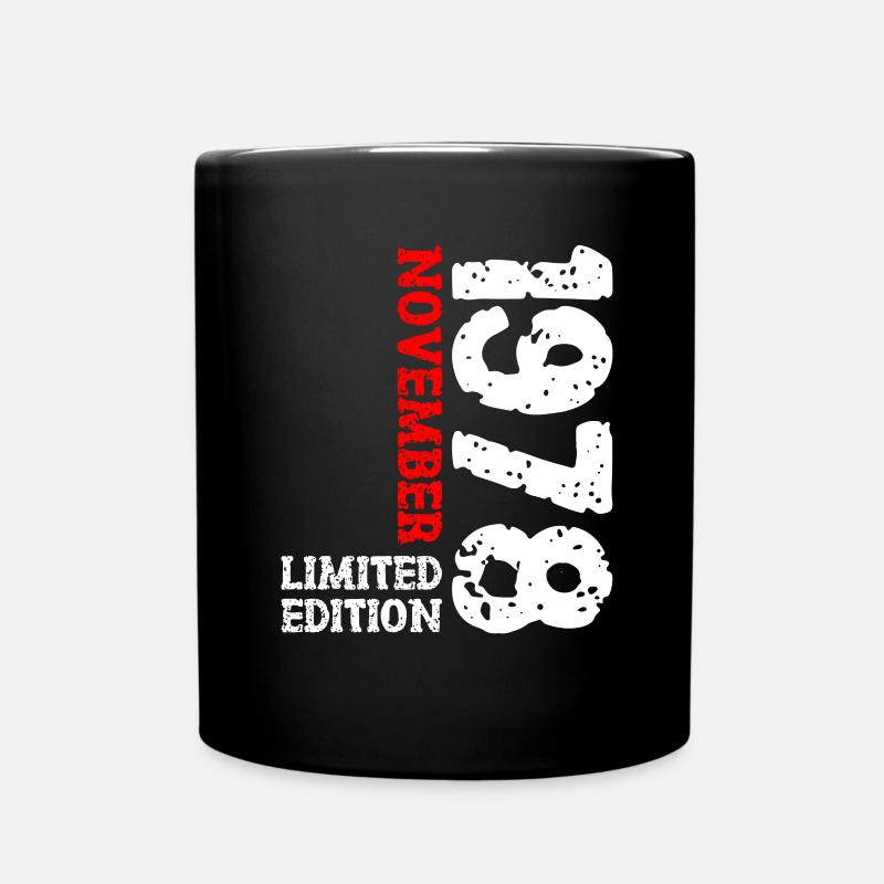 1978 novembre édition limitée 45e anniversaire décoration - Mug uni - noir