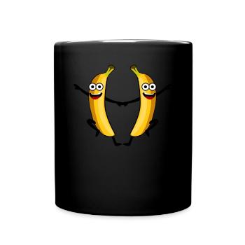 Banana Boogie-Woogie Bananas - Full Colour Mug - black - Front