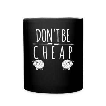 Sheep Joke Shepherd - Full Colour Mug - black - Front
