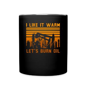 Oil Mechanic Car Gasoline Workshop - Full Colour Mug - black - Front