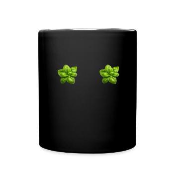 Italian Cuisine - Basil Pesto Is The Besto - Tasse einfarbig - Schwarz - Vorne